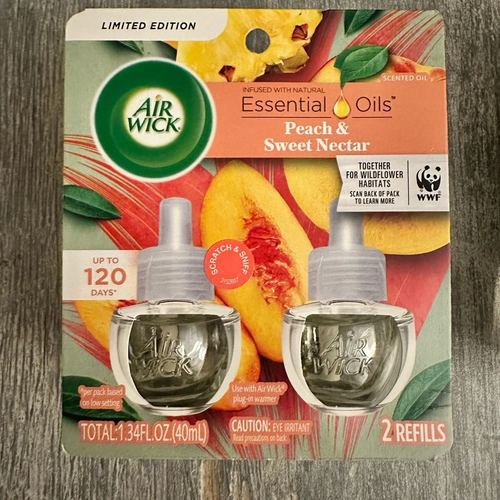 Air Wick Peach & Sweet Nectar Oil Refills - Picture 2 of 3